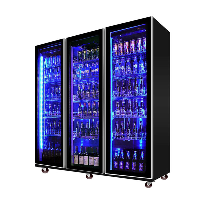 Commercial Chest Freezer - Beverage display cabinet, convenience store three