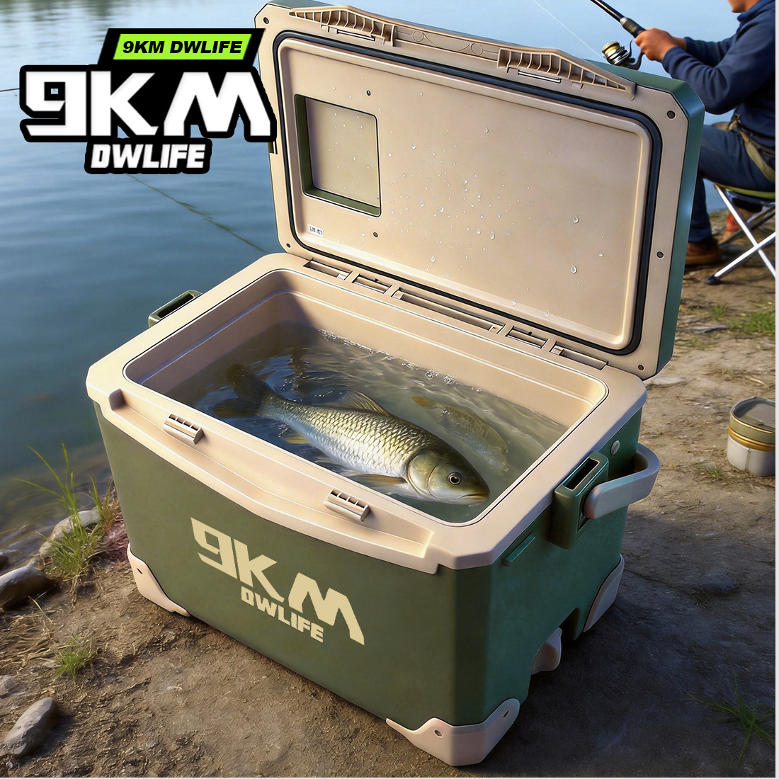 Commercial Chest Freezer - 9KM 10L 18L 26L Fishing Cooler