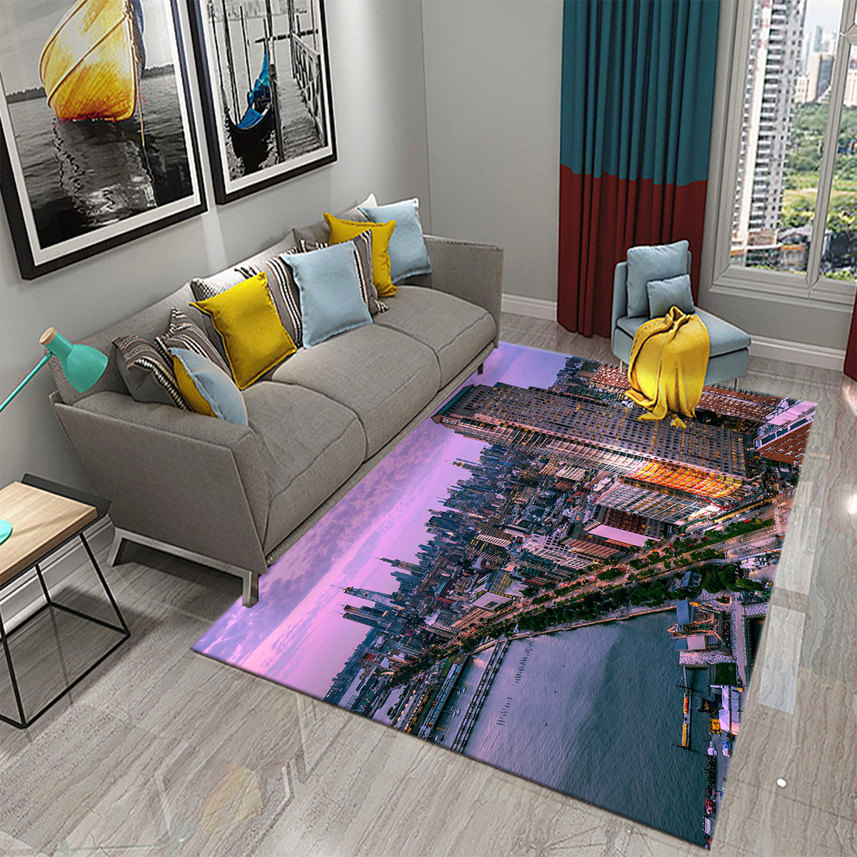 Commercial Kitchen York - New York Street View Carpet for
