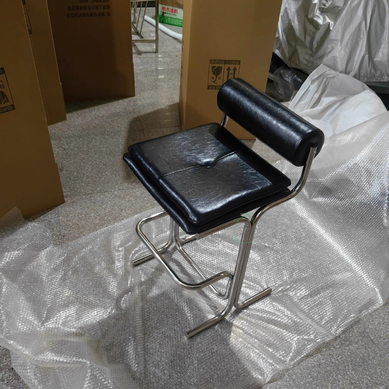 Commercial Kitchen Design - Bauhaus Inspired Bar Stool Designer Stainless