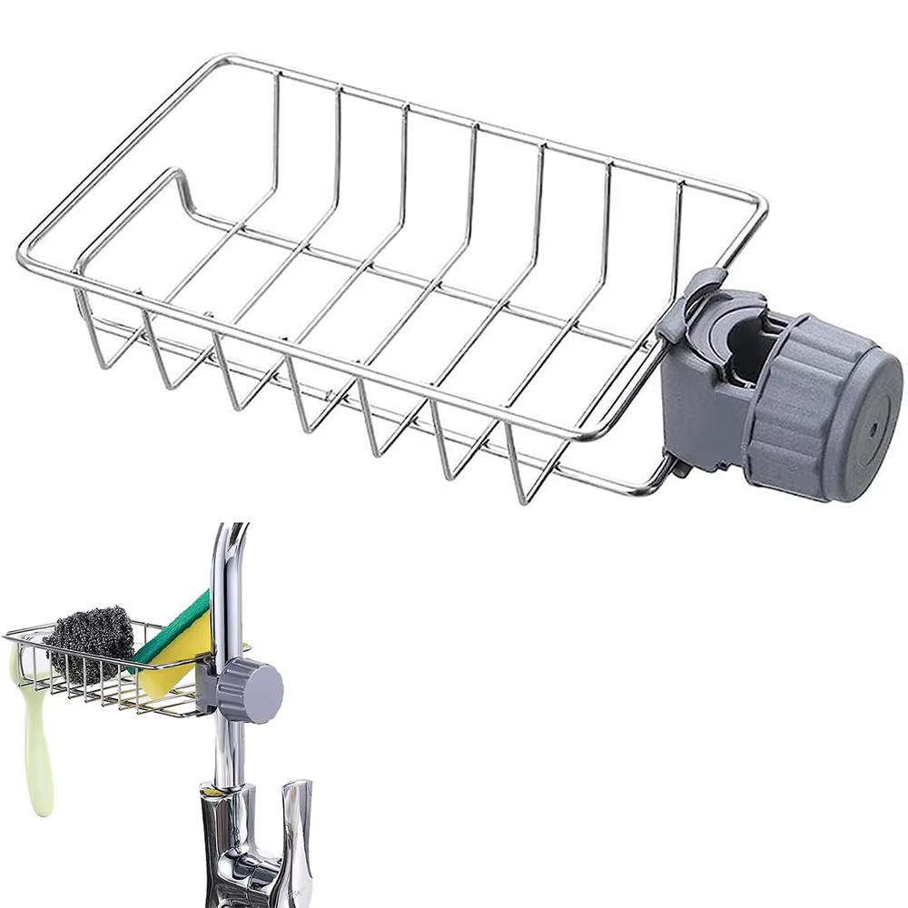 Commercial Kitchen Shelving - Kitchen Sink Drain Rack Sponge Storage