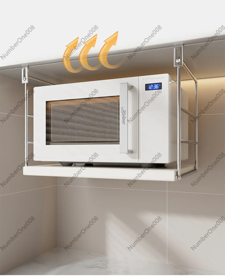 Commercial Kitchen Pans - Kitchen Microwave Oven Shelf Suspended No