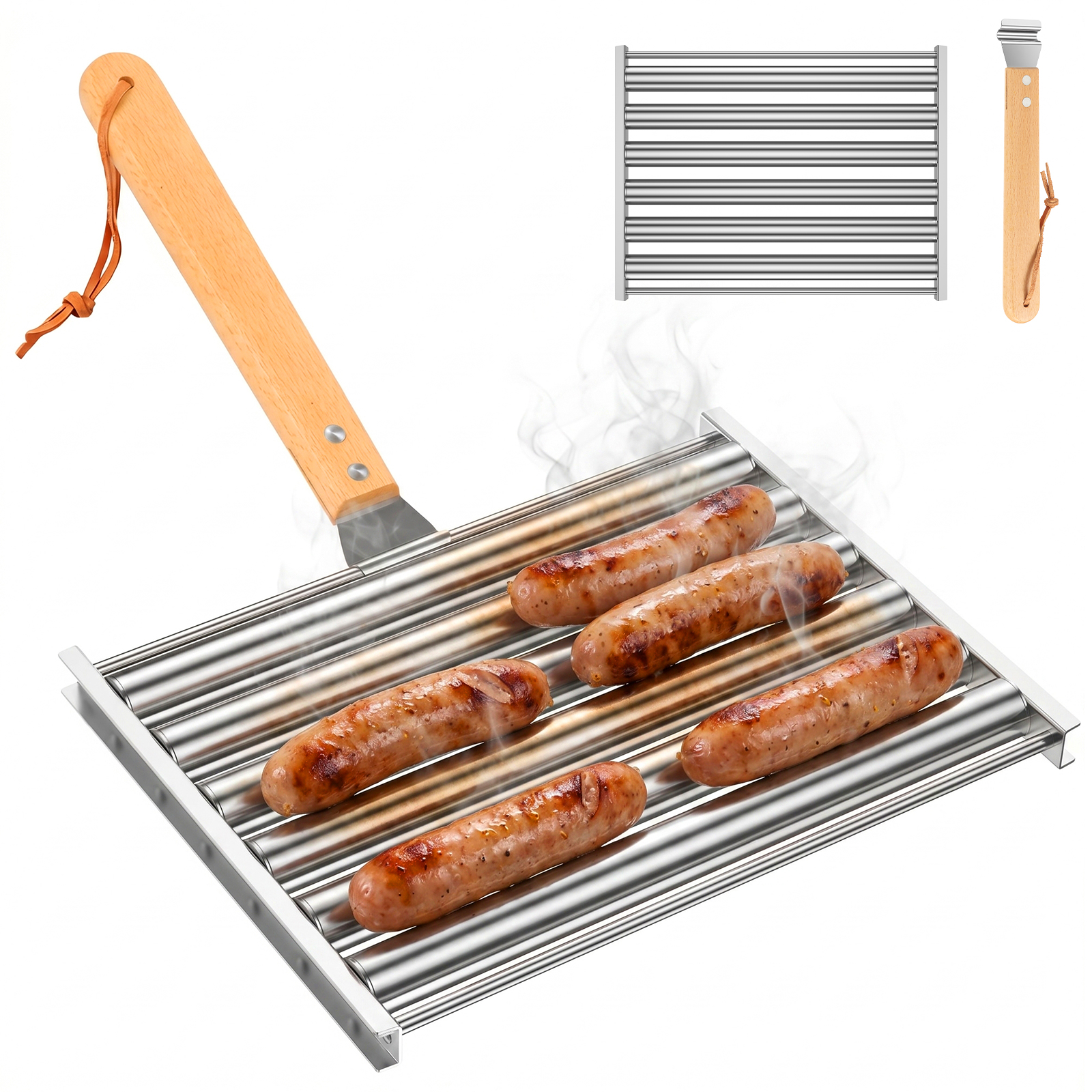 Hot Dog Roller Grill - Extra Large Hot Dog Roller for