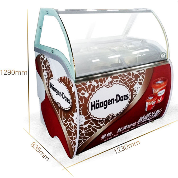 Commercial Chest Freezer - QDMECH Ice Cream Display Chest Freezer