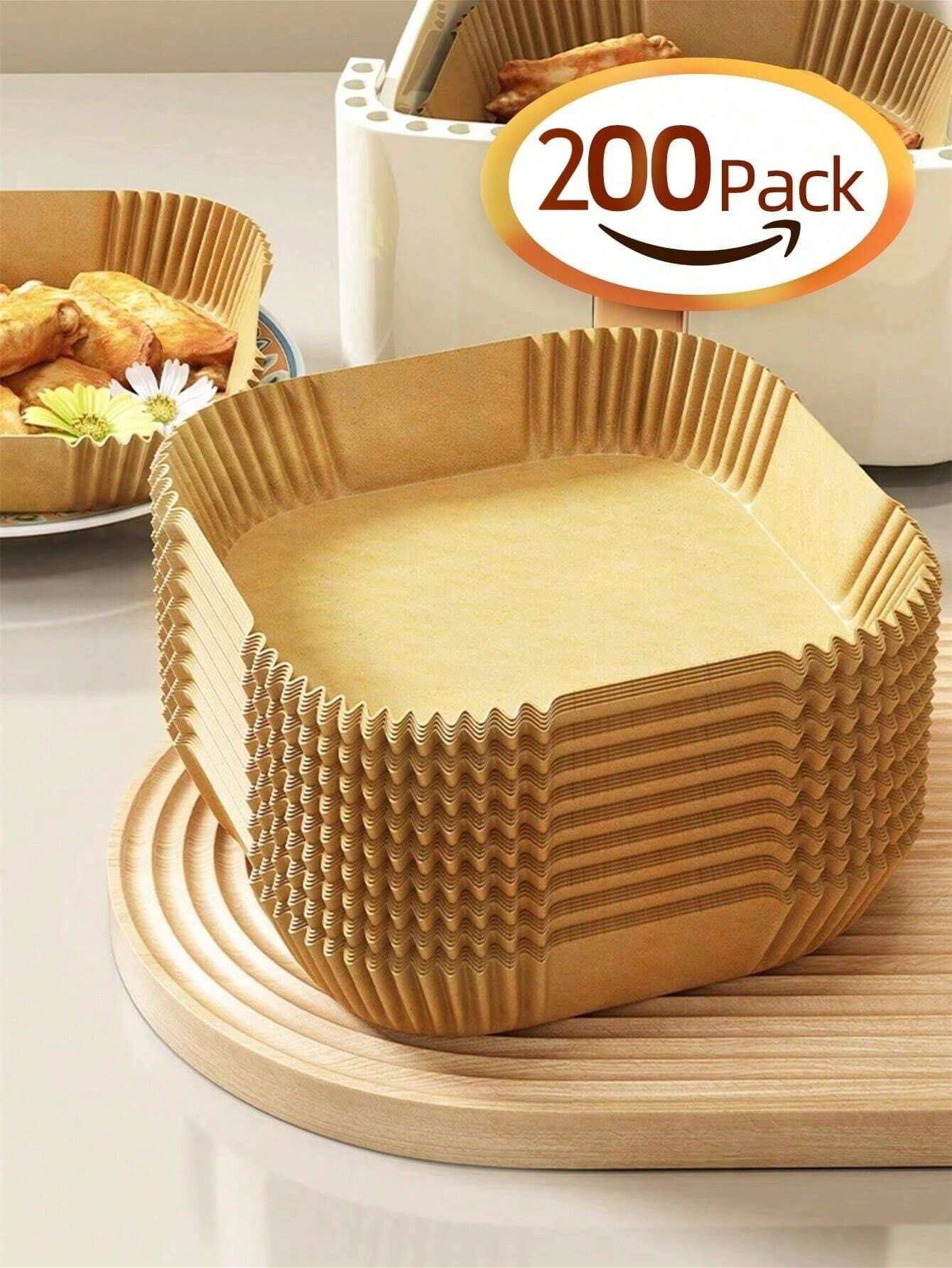Commercial Kitchen Pans - 10-200pcs Disposable Air Fryer Paper Non-Stick