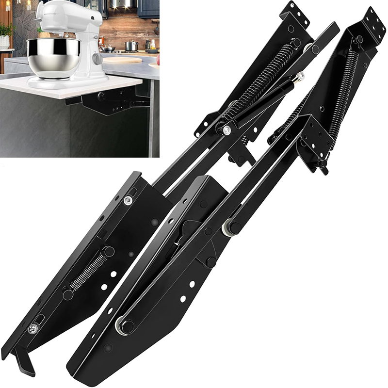 Commercial Kitchen Swing Door - Hidden With Spring Rack Storage Lifting