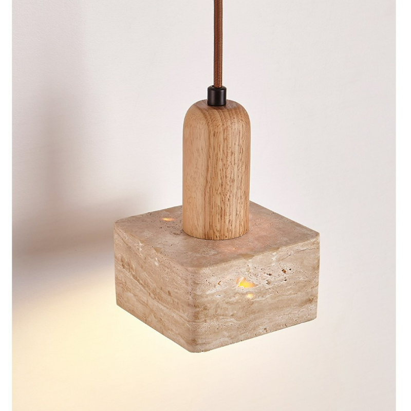 Commercial Kitchen Design - Stone Pendant Light LED Kitchen Island