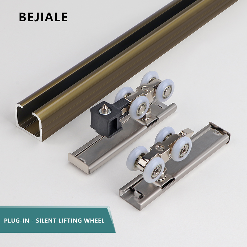Commercial Kitchen Swing Door - Wooden Door Hanging Wheel Silent Guide