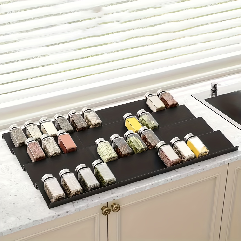 Commercial Kitchen Shelving - 6pcs Expandable Spice Drawer Organizer ,Durable