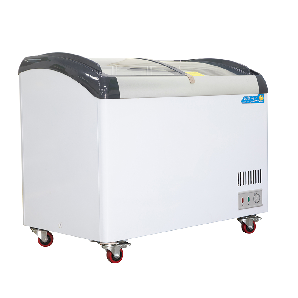 CE Approved Curved Glass Comme - огляд і ціна Commercial Chest Freezer