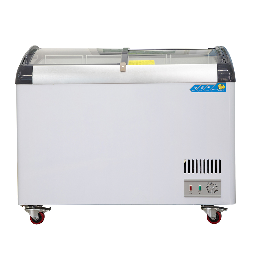 CE Approved Curved Glass Comme - огляд і ціна Commercial Chest Freezer