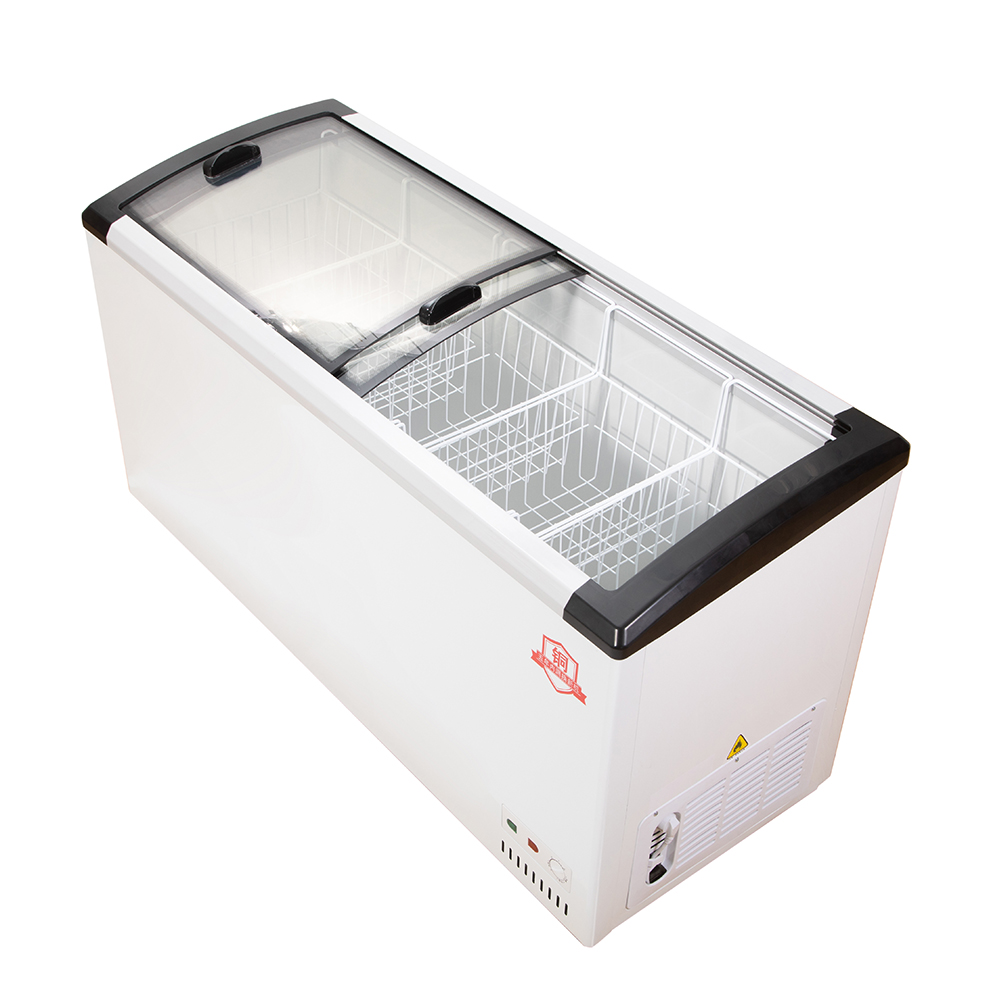 CE Approved Curved Glass Comme - огляд і ціна Commercial Chest Freezer