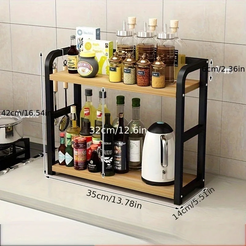 2-Tier Metal Countertop Shelf  - огляд і ціна Commercial Kitchen Shelving