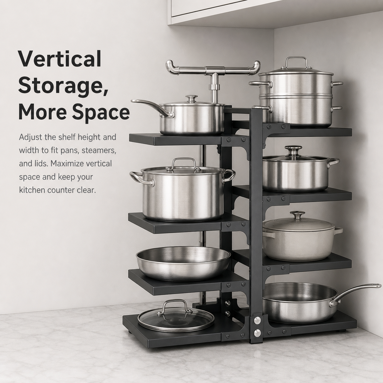 A height-adjustable 2/3/4/5/7- - огляд і ціна Commercial Kitchen Shelving