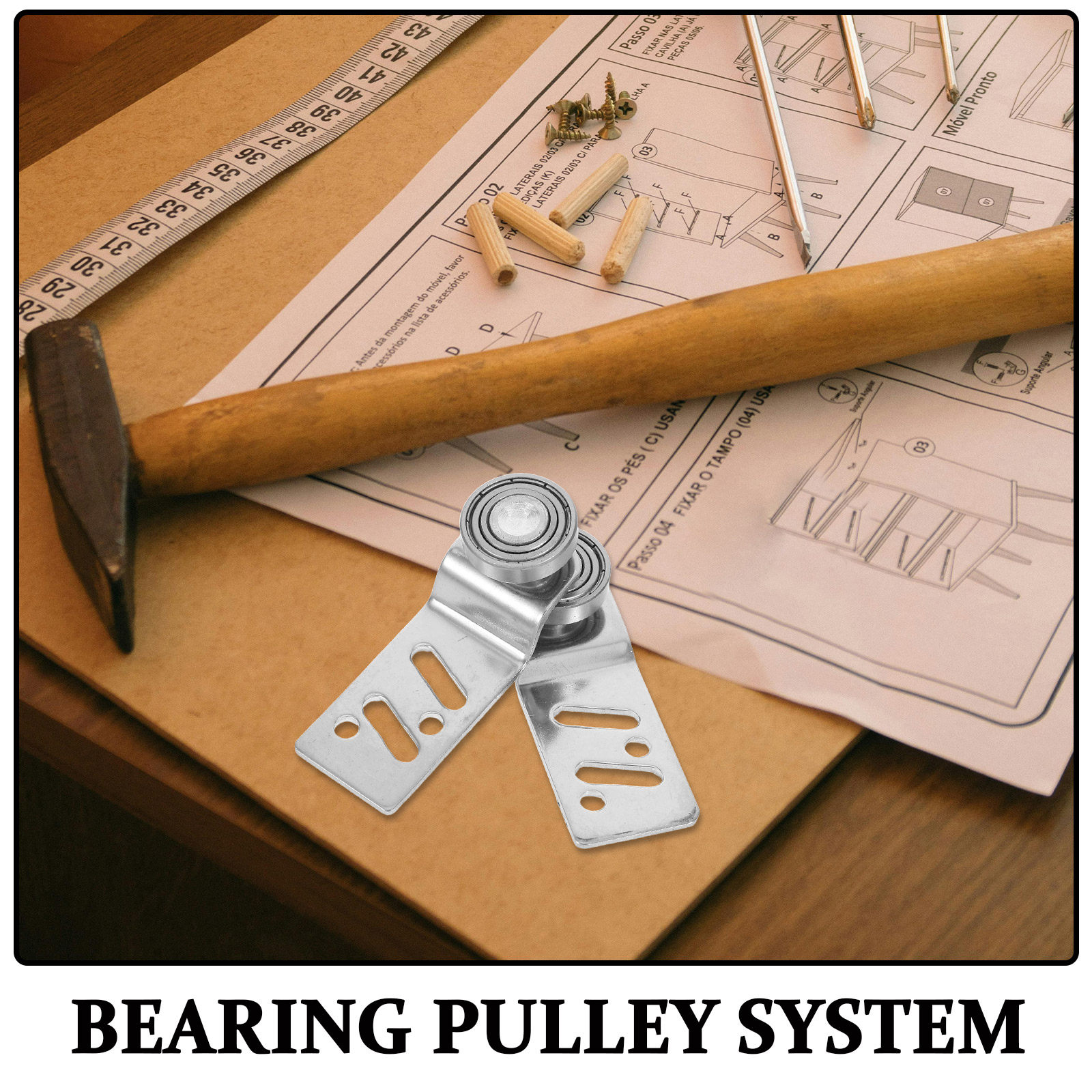 4Pcs Bearing Sliding Door Pull - огляд і ціна Commercial Kitchen Swing Door