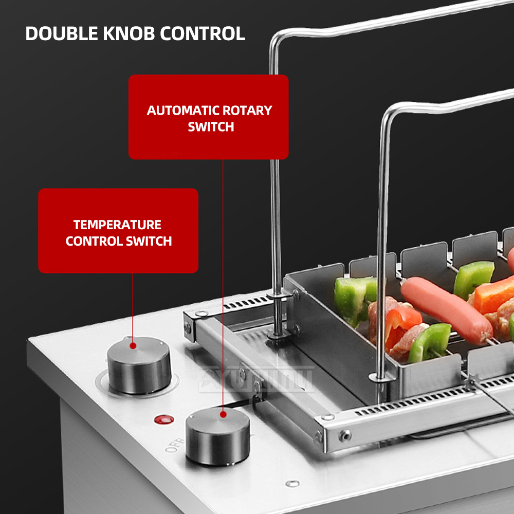 Automatic Rotation Grill Elect - огляд і ціна Hot Dog Roller Grill
