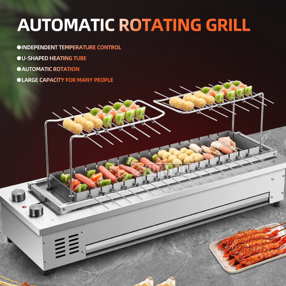Automatic Rotation Grill Elect - огляд і ціна Hot Dog Roller Grill