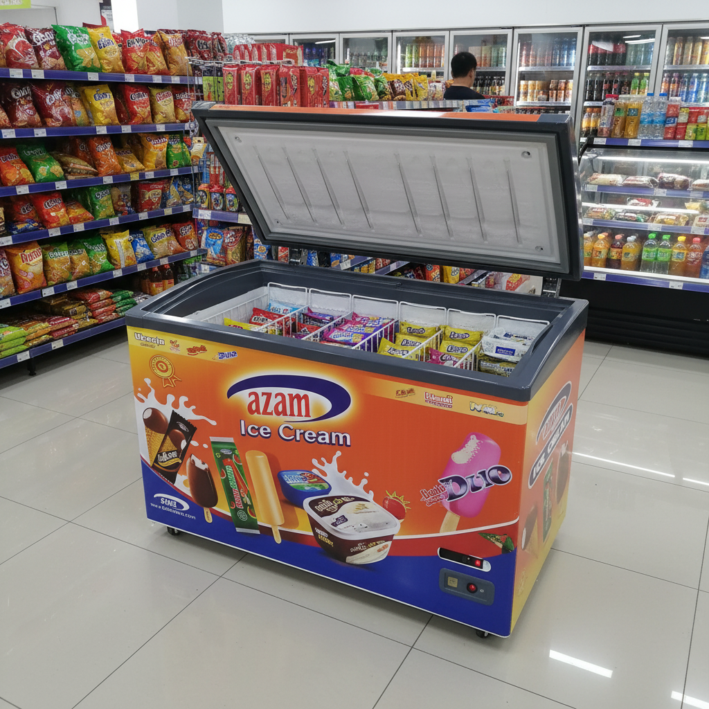 SD-351S Ice Cream Commercial C - огляд і ціна Commercial Chest Freezer