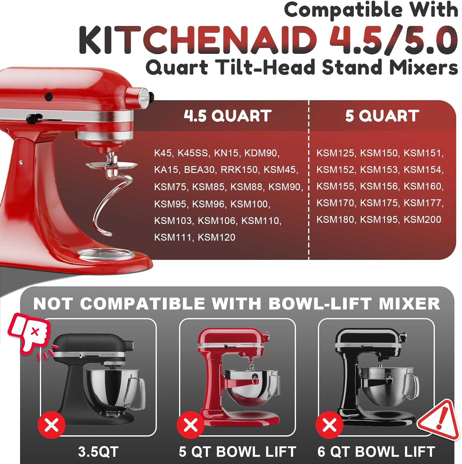Dishwasher Safe,Spiral Dough H - огляд і ціна Commercial Kitchenaid