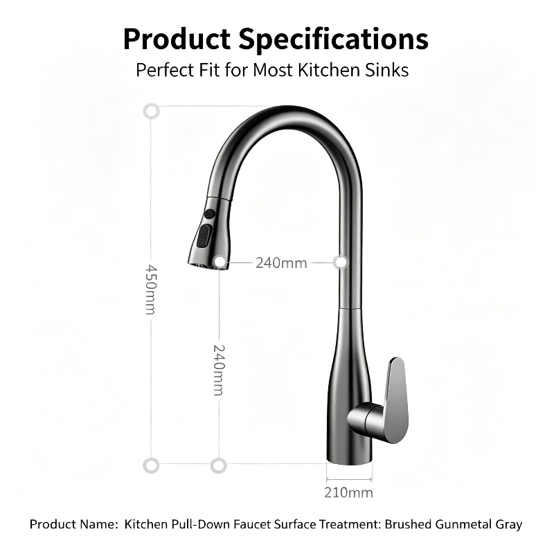 Hot Sale Pull Down Kitchen Fau - огляд і ціна Commercial Kitchen Tap With Spray
