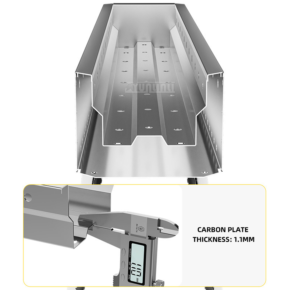 Thickened Stainless Steel Barb - огляд і ціна Hot Dog Roller Grill
