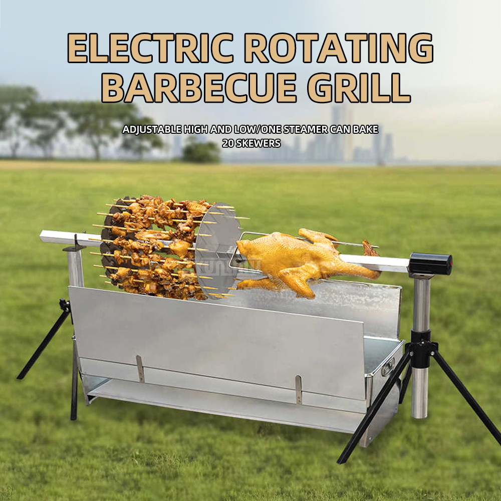 Electric Rotating Barbecue Gri - огляд і ціна Hot Dog Roller Grill