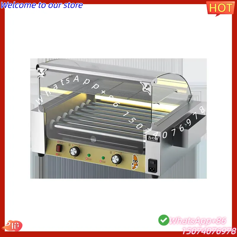 2026 Temp Control BBQ Machine  - огляд і ціна Hot Dog Roller Grill