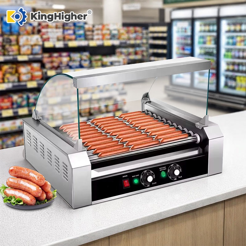New Commercial Hot Dog 11 Roll - огляд і ціна Hot Dog Roller Grill