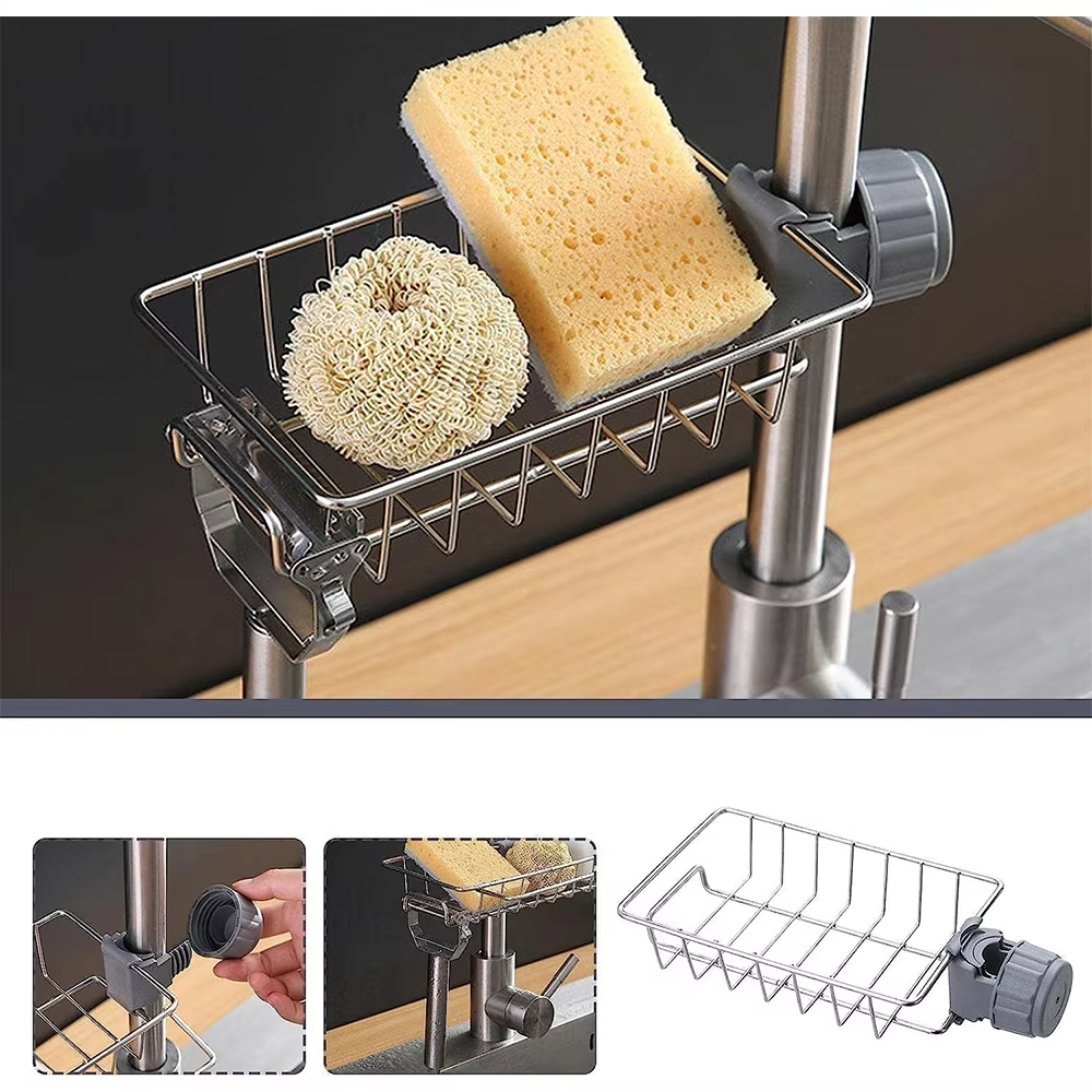 Kitchen Sink Drain Rack Sponge - огляд і ціна Commercial Kitchen Shelving