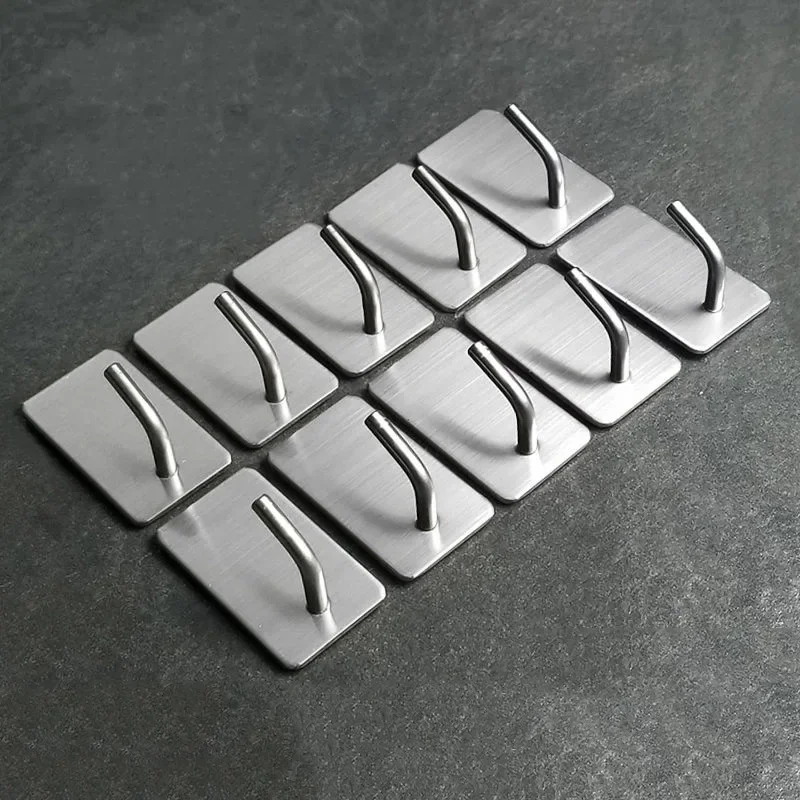 1-10Pcs Self Adhesive Hook Sta - огляд і ціна Commercial Kitchen Shelving