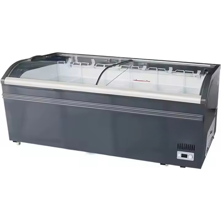 Commercial curved top glass sl - огляд і ціна Commercial Chest Freezer