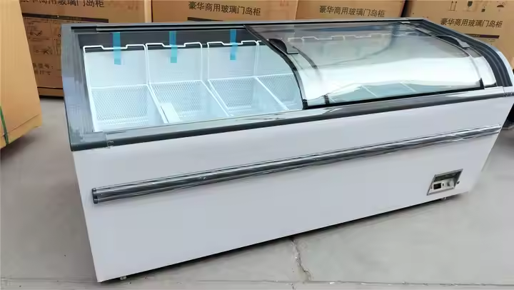 Commercial curved top glass sl - огляд і ціна Commercial Chest Freezer