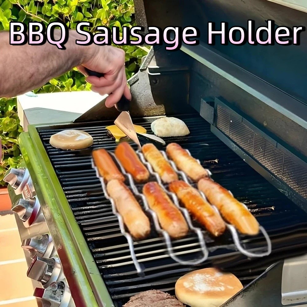 Stainless Steel BBQ Sausage Ro - огляд і ціна Hot Dog Roller Grill