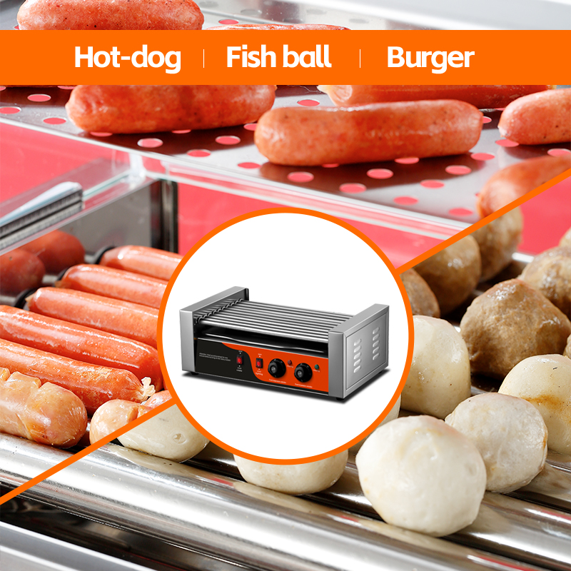 Commercial Electric Stainless  - огляд і ціна Hot Dog Roller Grill