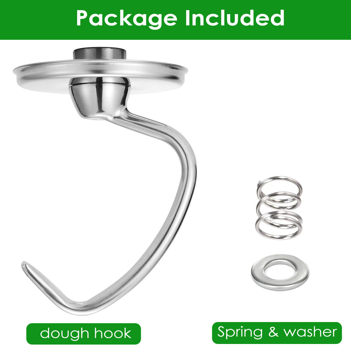 Stainless Steel Dough Hook Wit - огляд і ціна Commercial Kitchenaid