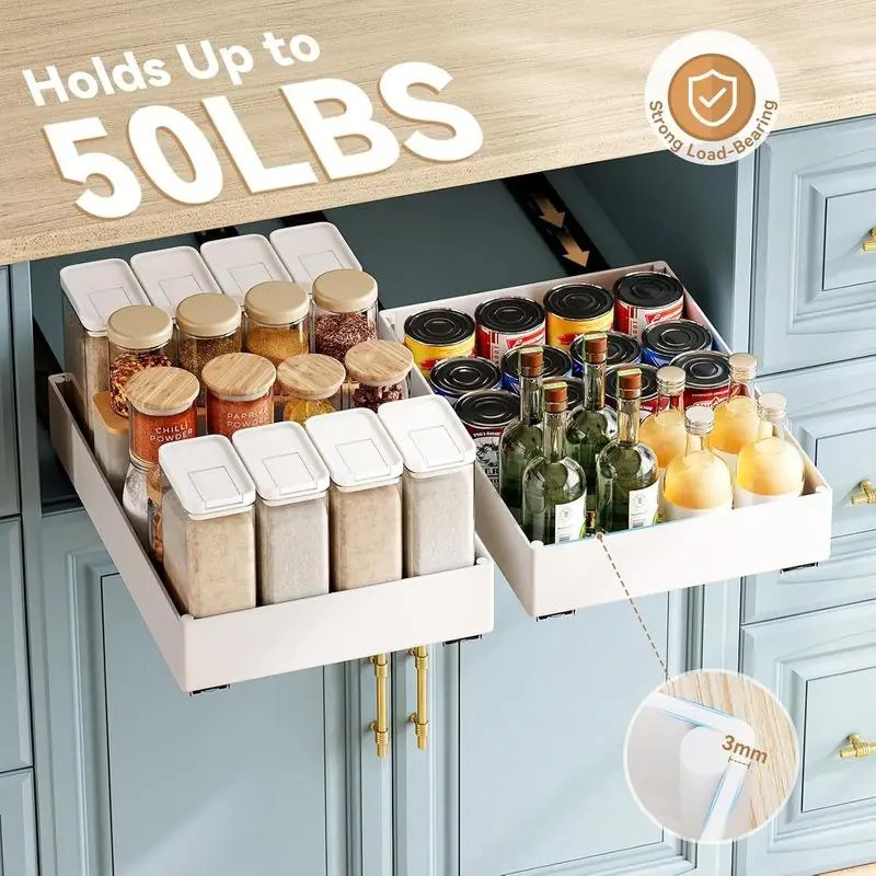 1-2pcs Kitchen Organizer Pull  - огляд і ціна Commercial Kitchen Swing Door