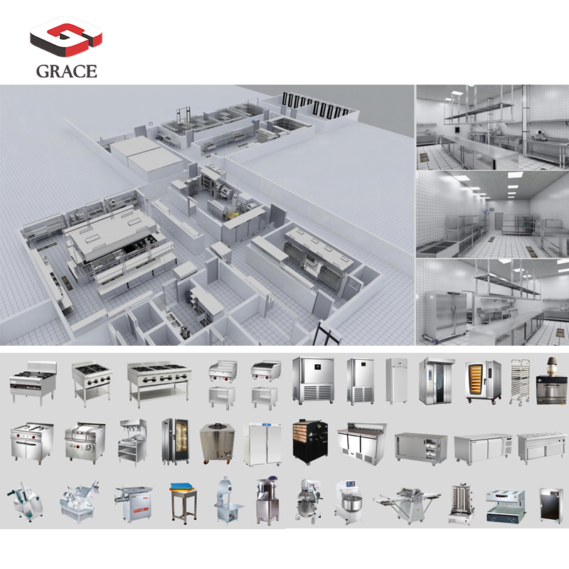 GRACE  Full Service of Commerc - огляд і ціна Commercial Kitchen Projects