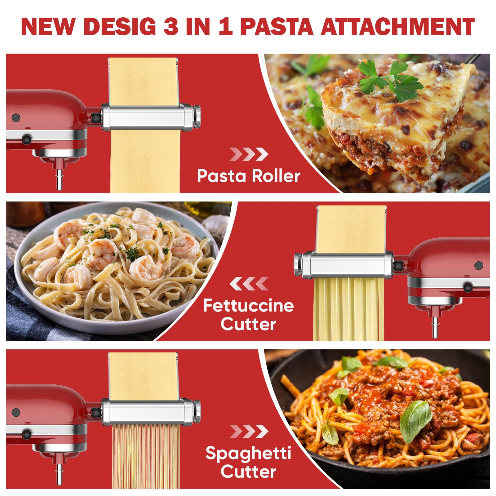 Gvode 3 in 1 Pasta Attachment  - огляд і ціна Commercial Kitchenaid