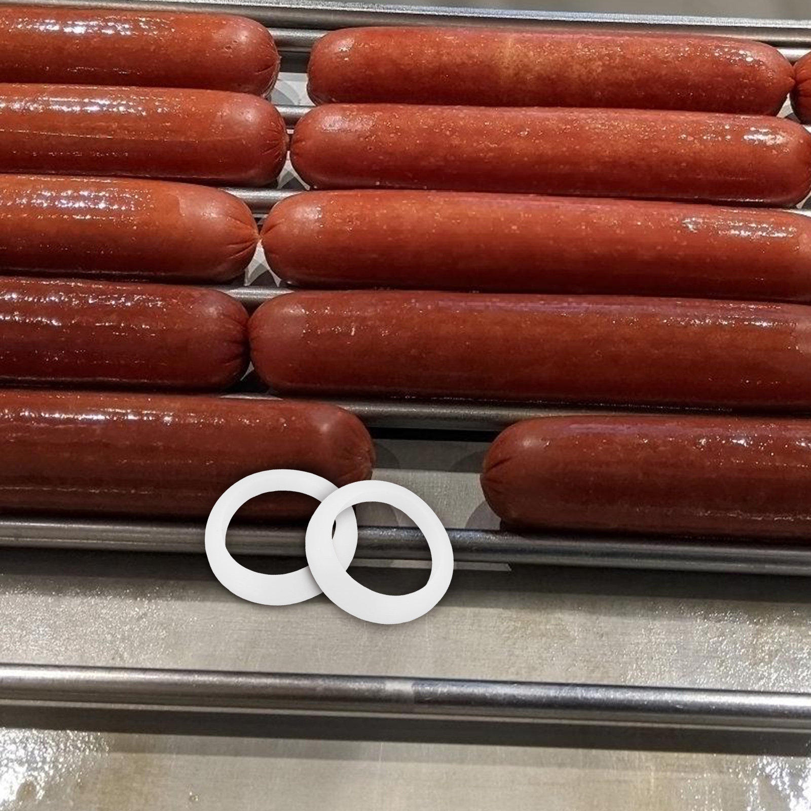 10Pcs Sausage Machine Gear Cha - огляд і ціна Hot Dog Roller Grill