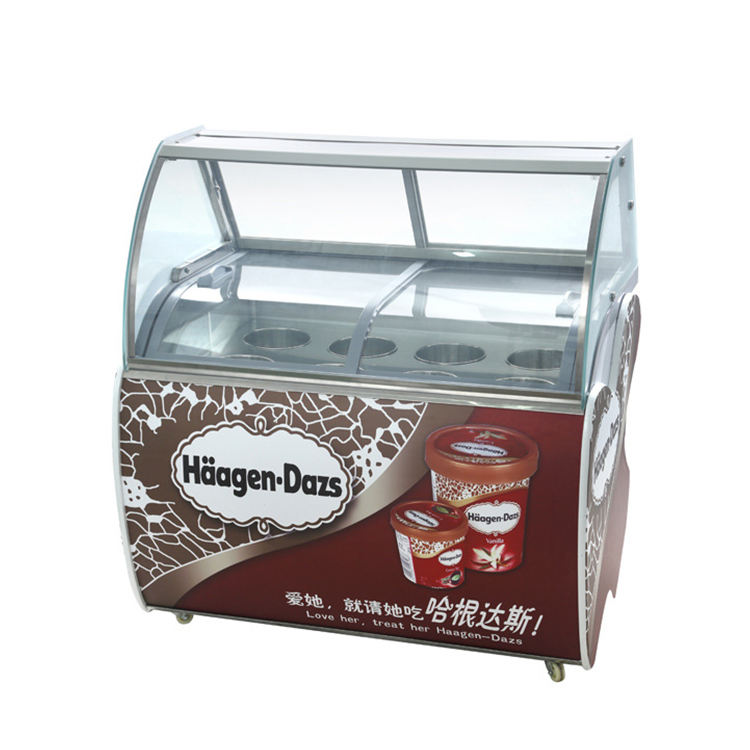 QDMECH Ice Cream Display Chest - огляд і ціна Commercial Chest Freezer