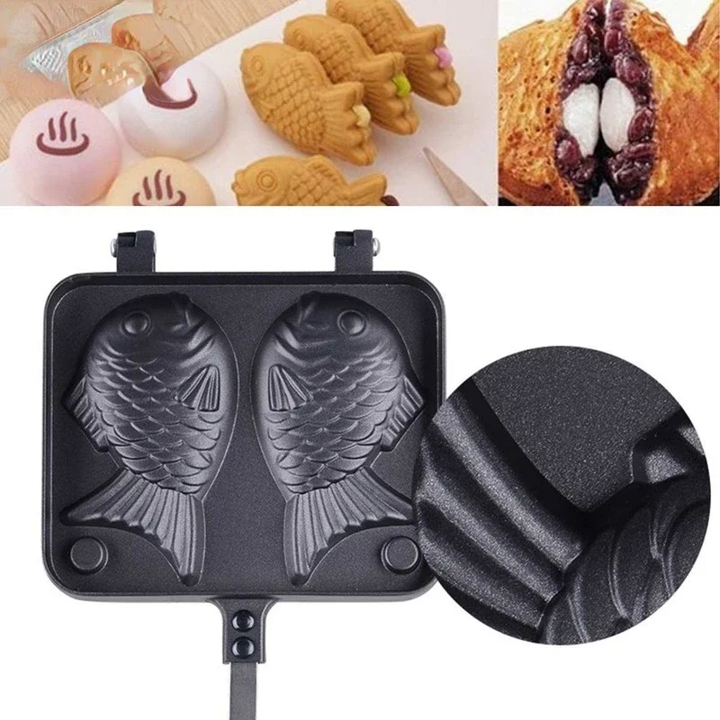Kitchen Japanese Taiyaki Doubl - огляд і ціна Commercial Kitchen Pans