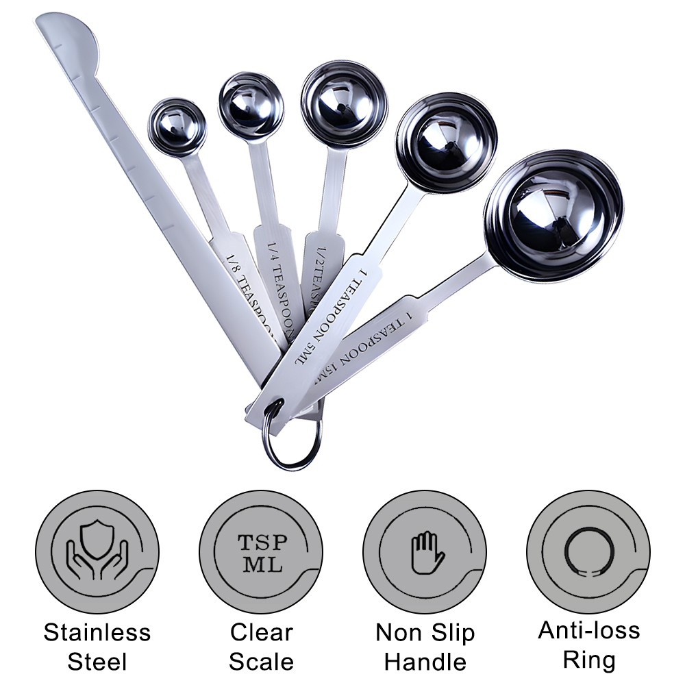 Stackable Measuring Cups and S - огляд і ціна Commercial Kitchen Products