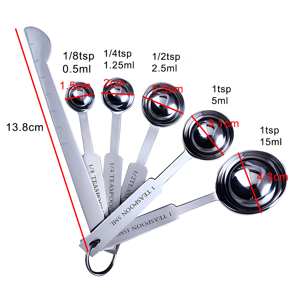 Stackable Measuring Cups and S - огляд і ціна Commercial Kitchen Products