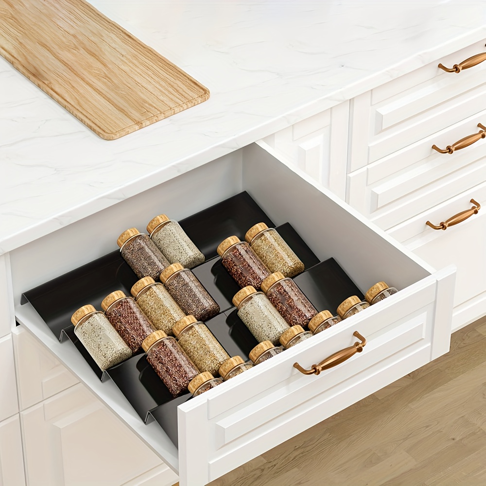 6pcs Expandable Spice Drawer O - огляд і ціна Commercial Kitchen Shelving