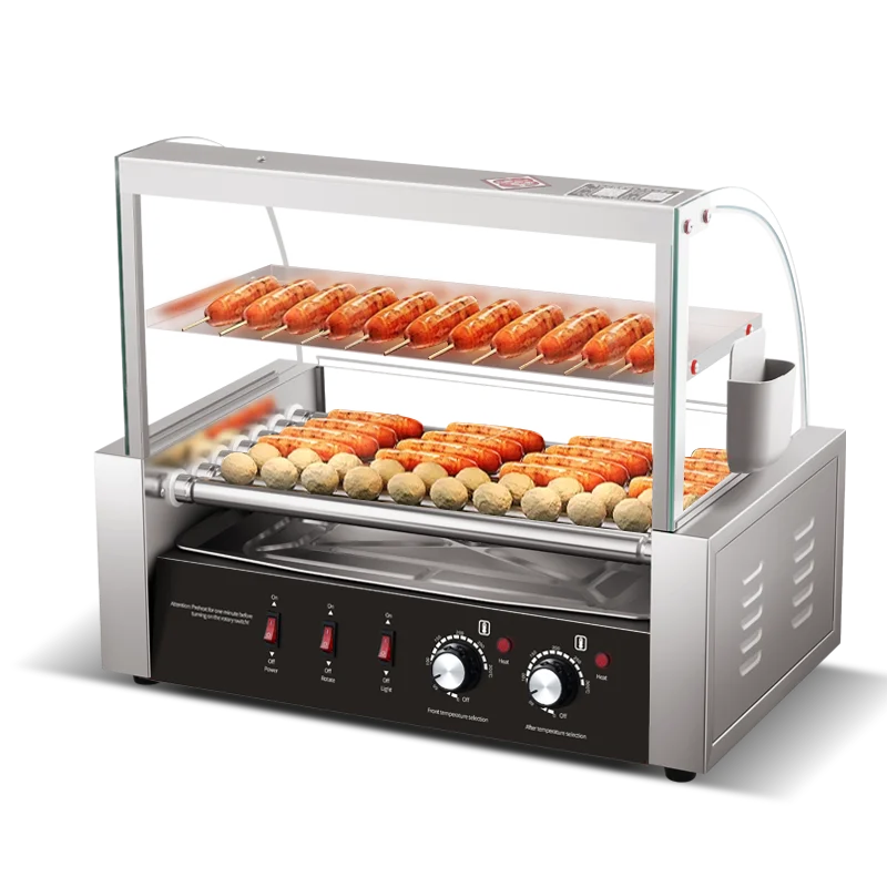 Commercial Stainless Steel Hot - огляд і ціна Hot Dog Roller Grill