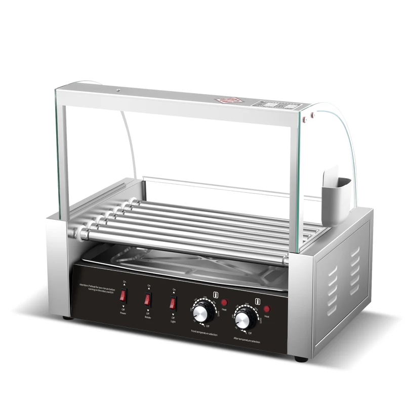 Commercial Stainless Steel Hot - огляд і ціна Hot Dog Roller Grill