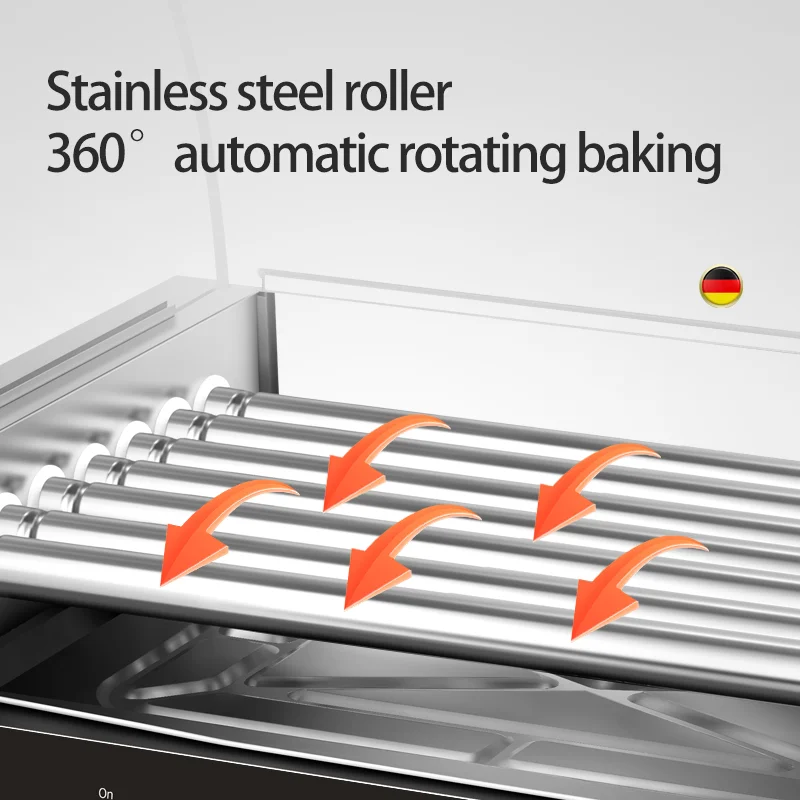 Commercial Stainless Steel Hot - огляд і ціна Hot Dog Roller Grill